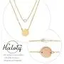 Haloty Boho Layered Coin Pendant Necklace Gold Pearl Beaded Necklaces Chain Jewelry for Women and Girls Haloty Boho Layered Coin Pendant Necklace Gold Pearl Beaded Necklaces Chain Jewelry for Women and Girls