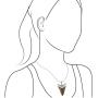 Fossil Giant Great White Shark Tooth Sterling Silver Pendant