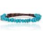 $80Tag Natural Turquoise Certified Navajo Native Adjustable Wrap Bracelet 22130 Made by Loma Siiva