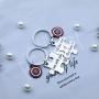 Avengers Inspire Gift I Am with You Till The End of The Line Puzzle Keychain Captain America Shield Charm Avengers Jewelry for Teens
