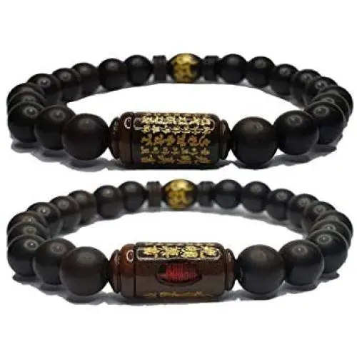 Buddhist Bracelet - Buddhism Chinese Zodiac Made of Jujube Tree and Three Charm (Energize, Achievement, Health) Included Original Chakra Infused Word of Buddha for Men Woman 8mm Beads Buddhist Bracelet - Buddhism Chinese Zodiac Made of Jujube Tree and Three Charm (Energize, Achievement, Health) Included Original Chakra Infused Word of Buddha for Men Woman 8mm Beads