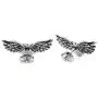 Controse Red Winged Heart with Keyhole Earrings Controse Red Winged Heart with Keyhole Earrings