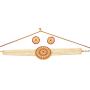 Crunchy Fashion Bollywood Style Traditional Indian Wedding Jewelry Red Crystals Pearl Choker Necklace with Earring & tika Set for Women Girls