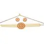 Crunchy Fashion Bollywood Style Traditional Indian Wedding Jewelry Red Crystals Pearl Choker Necklace with Earring & tika Set for Women Girls
