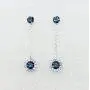 Faship Gorgeous Rhinestone Crystal Dangle Floral Necklace Earrings Set Faship Gorgeous Rhinestone Crystal Dangle Floral Necklace Earrings Set