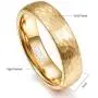 VAKKI 6mm Gold Tone Hammered Tungsten Carbide Ring Domed Wedding Band for Men Women Size 5-12 VAKKI 6mm Gold Tone Hammered Tungsten Carbide Ring Domed Wedding Band for Men Women Size 5-12