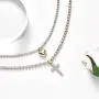 Masiter Sparkly Rhinestone Tennis Necklace Layered Heart Cross Pendant Choker Dainty Chain Birthday Party Costume Jewelry for Women and Girls (style 1) Masiter Sparkly Rhinestone Tennis Necklace Layered Heart Cross Pendant Choker Dainty Chain Birthday Party Costume Jewelry for Women and Girls (style 1)