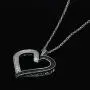 Pipa Bella 925 Sterling Silver Vintage Silhouette Wrap Heart Pendant with Natural Diamonds and Treated Black Diamonds. Pendant Necklaces for Women Girls 1/4cttw (IJ - I2 I3) Pipa Bella 925 Sterling Silver Vintage Silhouette Wrap Heart Pendant with Natural Diamonds and Treated Black Diamonds. Pendant Necklaces for Women Girls 1/4cttw (IJ - I2 I3)