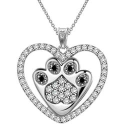 Besilver Cute Animal Pendant Necklace Charm 925 Sterling Silver Cat/Snake/Sloth/Dolphin/Starfish/Snail/Shark Cute Animal Jewelry Gift for Women Girl