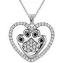 Besilver Cute Animal Pendant Necklace Charm 925 Sterling Silver Cat/Snake/Sloth/Dolphin/Starfish/Snail/Shark Cute Animal Jewelry Gift for Women Girl