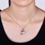 Elephant Gifts for Women Girls, Cubic Zirconia Platinum Plated Elephant Pendant Necklace for Women Girls Kids Jewelry Gifts 18”