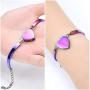 zeqingjw Heart Cremation Bracelet for Ashes Stainless Steel Urn Bangles for Ashes Memorial Keepsake Cremation Jewelry for Ashes Bracelet - Adjustable