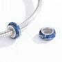 Eternalll Jewellery 925 Sterling Silver Blue Enamel Charm Beads Romantic Star Charm for Bracelets Birthday Charms for Bracelet and Necklace