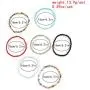 7 Pcs Africa Bead Bracelet 6'' Colorful White Black Red Beads Bracelet Boho Beach Jewelry for Women Girls (Multicolor, 6)
