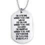 Inspirational Dog Tag Necklace Be Strong Badass Necklaces Encouragement Gifts for Women Men Military Gift Boy Girl Birthday Present Inspirational Dog Tag Necklace Be Strong Badass Necklaces Encouragement Gifts for Women Men Military Gift Boy Girl Birthday Present