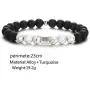 LIU JUN Bead Bracelets for Women, Anxiety 12 Constellations Mens Bracelets Friendship Charm Best Friend Sister Gifts Jewelry