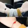 Uloveido 1 Dozen Cute Red Black White Heart Bracelets Gold Plated Adjustable Anklet Gifts for Children Kids On Christmas Y569 Uloveido 1 Dozen Cute Red Black White Heart Bracelets Gold Plated Adjustable Anklet Gifts for Children Kids On Christmas Y569