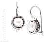 Silpada Modern Fairytale 18 mm Freshwater Cultured Pearl Drop Earrings in Sterling Silver
