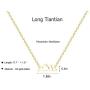 Best Friend Necklaces for 2 Dainty Bar Neckalce Elephant Love Knot Mountain Lock Necklace Jewelry Gifts for Women