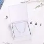 SISGEM 14k Yellow OR White Gold Solid Gold Box Link Chain for Necklace 0.8mm Box Chain with Lobster Claw Clasp Gift for Women SISGEM 14k Yellow OR White Gold Solid Gold Box Link Chain for Necklace 0.8mm Box Chain with Lobster Claw Clasp Gift for Women