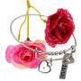 Uloveido Christian Faith Extendable Bangle, Stainless Steel, Heart Mustard Seed Bracelets Y642