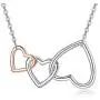 MEDWISE Generations Necklace for Grandma Gifts Jewelry S925 Sterling Silver Grandmother Mom Granddaughter Mothers Day Necklace Jewelry Birthday Gifts Rose Gold Tone Infinity Circle Love Necklace