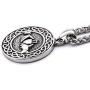 GUNGNEER Stainless Steel Celtic Knot Claddagh Friendship Endless Love Pendant Chain Necklace Eternal Jewelry Men Women