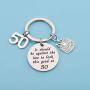 PENQI Funny 40th 50th 60 th Birthday Gifts It Should be Against The Law to Look This Good at 40/50/60 Happy Birthday Keychain for Women Men