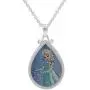 Disney Frozen Silver Plated Teardrop Pendant, 18'' Chain Disney Frozen Silver Plated Teardrop Pendant, 18'' Chain