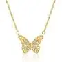 Ascona Dainty Butterfly Necklace 18K Gold/Silver/Rose Gold Plated Cubic Zirconia Butterfly Pendant Chain Necklaces for Women Grils Ascona Dainty Butterfly Necklace 18K Gold/Silver/Rose Gold Plated Cubic Zirconia Butterfly Pendant Chain Necklaces for Women Grils