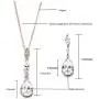 UDORA Zirconia Teardrop Long Earrings Necklace Bridal Bridesmaid Jewelry Sets Wedding Prom Women Gifts UDORA Zirconia Teardrop Long Earrings Necklace Bridal Bridesmaid Jewelry Sets Wedding Prom Women Gifts