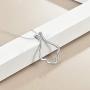 Zoeniya Sterling Silver Ring Holder Necklace Pendant Jewelry for Women Gifts