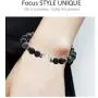 Mslamiso Black Beaded Mens Bracelet, Handmade Bracelets Jewelry Women Boho and Inspiration Jewellery Gift for Couples, Teen Girls Mslamiso Black Beaded Mens Bracelet, Handmade Bracelets Jewelry Women Boho and Inspiration Jewellery Gift for Couples, Teen Girls