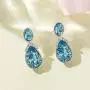 Swarovski Crystal Teardrop Dangle Earrings for Women 14K Gold Plated Hypoallergenic Drop Stud Earrings Swarovski Crystal Teardrop Dangle Earrings for Women 14K Gold Plated Hypoallergenic Drop Stud Earrings