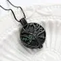 Tree of Life Cremation Urn Necklace for Ashes - Hollow Keepsake Pendant Necklace Ashes Holder with Crystal Memorial Cremation Jewelry Tree of Life Cremation Urn Necklace for Ashes - Hollow Keepsake Pendant Necklace Ashes Holder with Crystal Memorial Cremation Jewelry