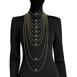 Sea of Ice Sterling Silver 1mm Round Cable Chain Necklace for Women, Girls, Men 14'' - 36''
