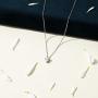 PAVOI 14K Gold Plated 925 Sterling Silver CZ Diamond Pendant Necklace for Women | Adjustable Slider