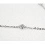 espere Sterling Silver Waterdrop Pear Shape Pendant Droplet Necklace
