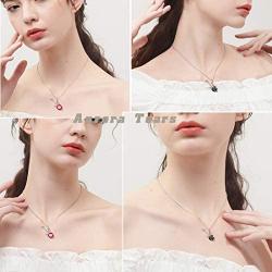Aurora Tears Guitar/Violin Necklace 925 Sterling Silver Music Pendant Fans Musician Jewelry