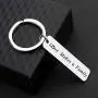 KUIYAI Adoption Keychain Love Makes A Family Keyring Step Parent Keychain Father Mother Child Gift
