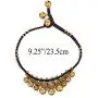 TOMLEE Beaded Rope Anklet Boho Handmade Wax Rope Braided Ankle Bracelet, Nepal Stone Charm Anklets TOMLEE Beaded Rope Anklet Boho Handmade Wax Rope Braided Ankle Bracelet, Nepal Stone Charm Anklets