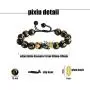 ABONDEVER Feng Shui Pixiu Black Obsidian Wealth Bracelet Color Change 14K Plated Adjustable Handmade Braided Rope Lucky Jwelry