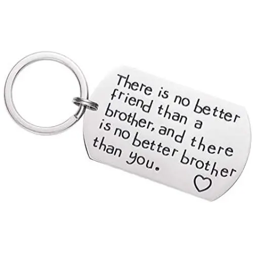 LParkin Big Brother Gifts Christmas Keychain There is No Better Friend Than a Brother and There is No Better Brother Than You Gift for Friend Family Jewelry LParkin Big Brother Gifts Christmas Keychain There is No Better Friend Than a Brother and There is No Better Brother Than You Gift for Friend Family Jewelry