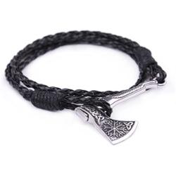 fishhook Wicca Norse Viking Celtic Knot Trinity Valknut Talisman Rune Axe Symbol Bracelet