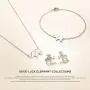 FANCIME White/Yellow/Rose Gold Plated 925 Sterling Silver High Polished Cute Mini Small Lucky Elephant Family Dainty Pendant Necklace For Women Girls, 16'' + 2'' Extender FANCIME White/Yellow/Rose Gold Plated 925 Sterling Silver High Polished Cute Mini Small Lucky Elephant Family Dainty Pendant Necklace For Women Girls, 16'' + 2'' Extender