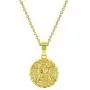 In Season Jewelry 18k Yellow Gold Plated Guardian Angel Medal Baptism Gift Pendant Necklace 18'' In Season Jewelry 18k Yellow Gold Plated Guardian Angel Medal Baptism Gift Pendant Necklace 18''