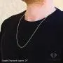 925 Italian Sterling Silver 2mm - 6mm Ball Bead Moon Cut Chain, FREE Microfiber Cloth, Yellow Gold Dog Tag Solid Necklace, Giorgio Bergamo 925 Italian Sterling Silver 2mm - 6mm Ball Bead Moon Cut Chain, FREE Microfiber Cloth, Yellow Gold Dog Tag Solid Necklace, Giorgio Bergamo