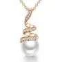 CDE Pearl Pendant Necklace for Women 925 Sterling Silver/White Gold/Rose Gold Plated Pearl Necklace Embellished with Crystals Christmas Jewelry Gift Birthday Gift for Mom Women Wife Girls Her CDE Pearl Pendant Necklace for Women 925 Sterling Silver/White Gold/Rose Gold Plated Pearl Necklace Embellished with Crystals Christmas Jewelry Gift Birthday Gift for Mom Women Wife Girls Her