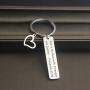 TOGON Christian Keychain She is Clothed with Strength and Dignity Proverbs 31:25 Religious Keychain Faith Jewelry Inspirational Gift for Her