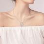 POPLYKE 925 Sterling Silver Animal Necklace for Mom Women Girls Jewelry Gifts for Valentines Day